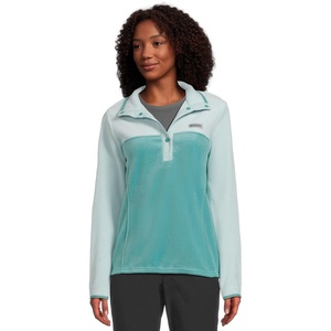 Columbia womens Benton Springs 1/2 Snap Pull Over Ii(Teal/Spray)