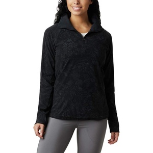 Columbia womens Glacial Iv Print Half Zip(Black Dotty Floral)