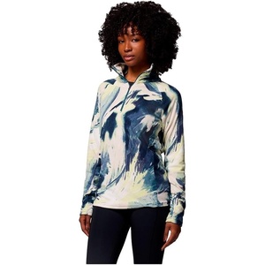 Columbia womens Glacial Iv Print Half Zip(Blue)
