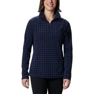 Columbia womens Glacial Iv Print Half Zip(Dark Nocturnal Houndstooth)