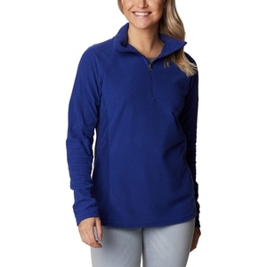 Columbia womens Glacial Iv Print Half Zip(Dark Sapphire Quilt Pattern)