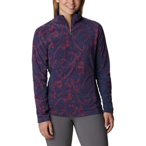 Columbia womens Glacial Iv Print Half Zip(Nocturnal Herringtones Print)