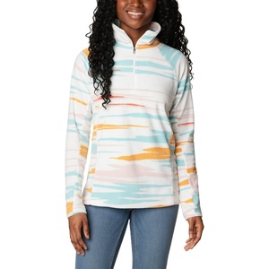 Columbia womens Glacial Iv Print Half Zip(Sea Salt Skyscape)
