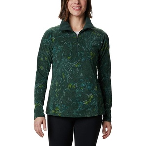 Columbia womens Glacial Iv Print Half Zip(Spruce Dotty Floral)