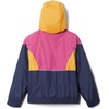 Columbia Girls Side Hill™ Lined Windbreaker(Nocturnal/Wild Fuchsia/Mango)