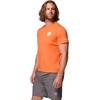 Columbia Mens Collegiate PFG Tee Short Sleeve(Cle – Spark Orange Heather)