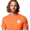 Columbia Mens Collegiate PFG Tee Short Sleeve(Cle – Spark Orange Heather)