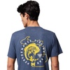 Columbia Mens Collegiate PFG Tee Short Sleeve(Um – Collegiate Navy Heather)