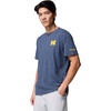 Columbia Mens Collegiate PFG Tee Short Sleeve(Um – Collegiate Navy Heather)