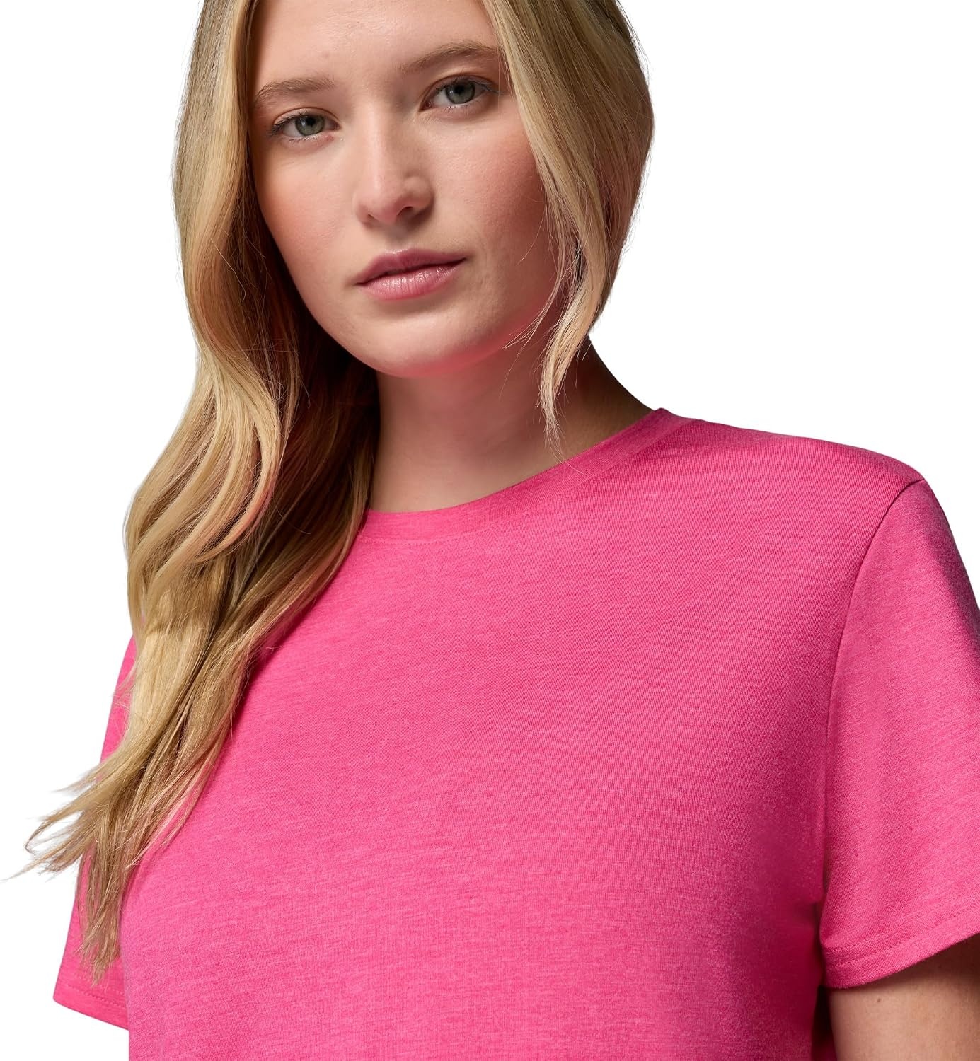 image:imageColumbia Womens Soft Stretch Short Sleeve TeeNico Heather