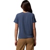 Columbia Women’s Soft Stretch Short Sleeve Tee(Collegiate Navy Heather)
