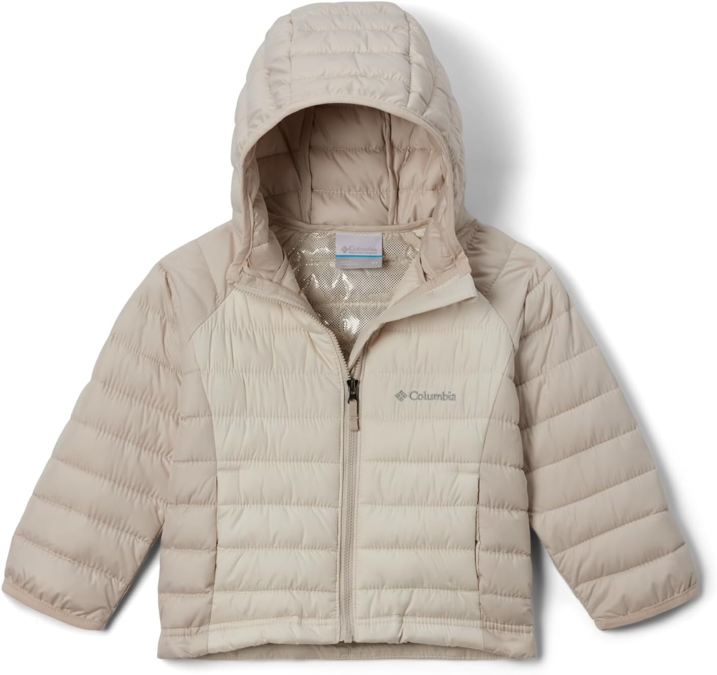 image:imageColumbia Kids Powder Lite Ii Hooded Jacket little KidBig KidChalkDark Stone