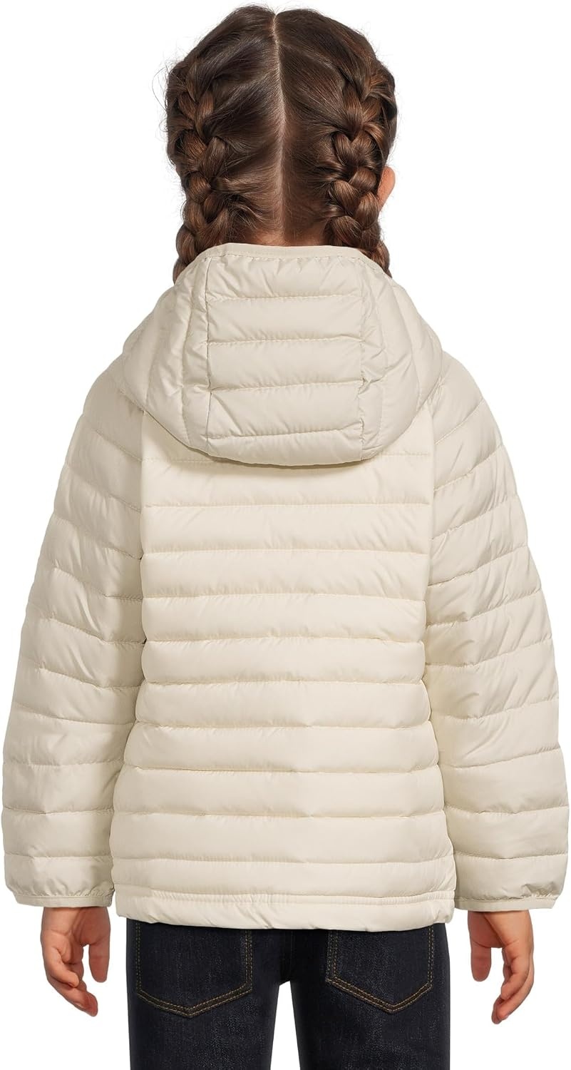 image:imageColumbia Kids Powder Lite Ii Hooded Jacket little KidBig KidChalkDark Stone