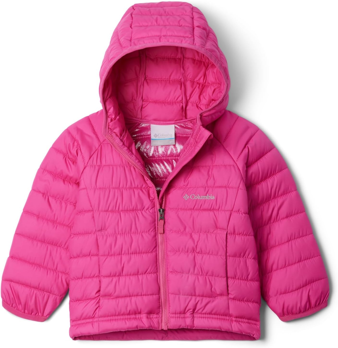 image:imageColumbia Kids Powder Lite Ii Hooded Jacket little KidBig KidPink Ice