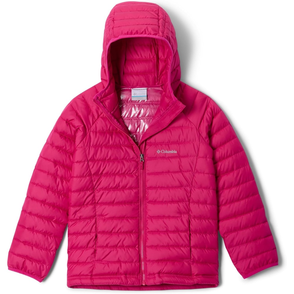 image:imageColumbia Kids Powder Lite Ii Hooded Jacket little KidBig KidGuava Pink
