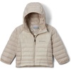 Columbia Kids Powder Lite Ii Hooded Jacket (little Kid/Big Kid)(Chalk/Dark Stone)