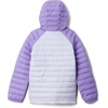Columbia Kids Powder Lite Ii Hooded Jacket (little Kid/Big Kid)(Snowdrift/Paisley Purple)