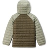 Columbia Kids Powder Lite Ii Hooded Jacket (little Kid/Big Kid)(Stone Green/Safari)