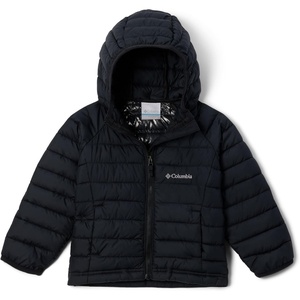 Columbia Kids Powder Lite Ii Hooded Jacket (little Kid/Big Kid)(Black)