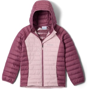 Columbia Kids Powder Lite Ii Hooded Jacket (little Kid/Big Kid)(Mineral Pink/Antique Mauve)