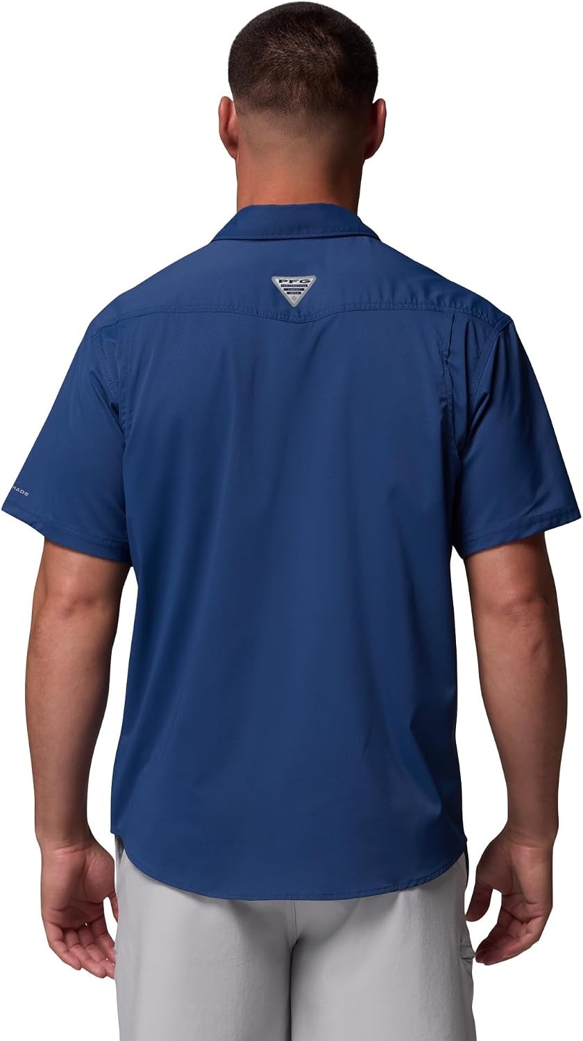 image:imageColumbia Mens PFG Skiff Guide II Short Sleeve ShirtCarbon