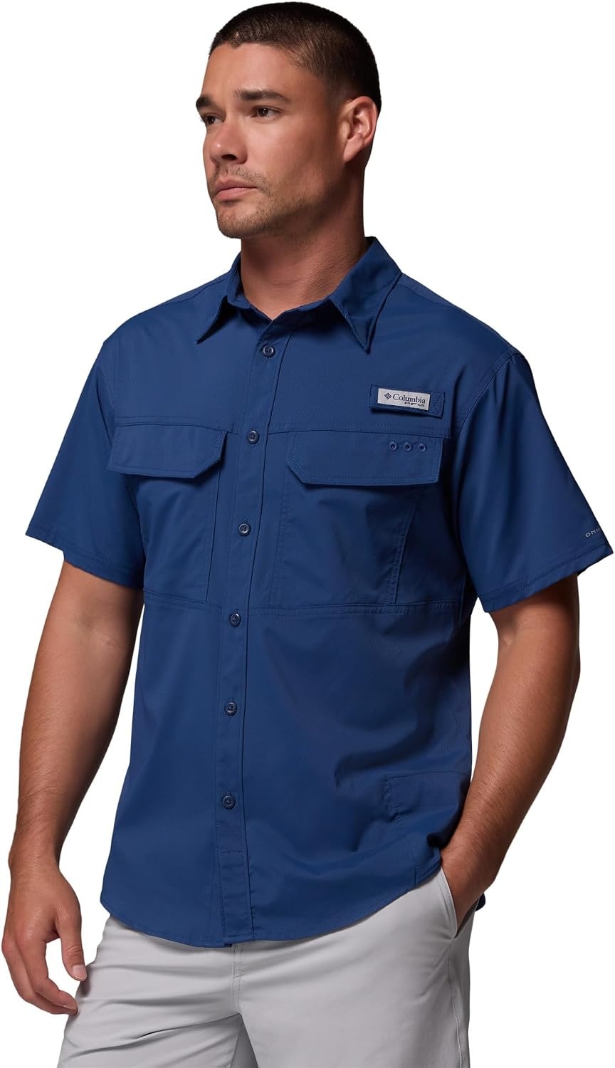 image:imageColumbia Mens PFG Skiff Guide II Short Sleeve ShirtCarbon