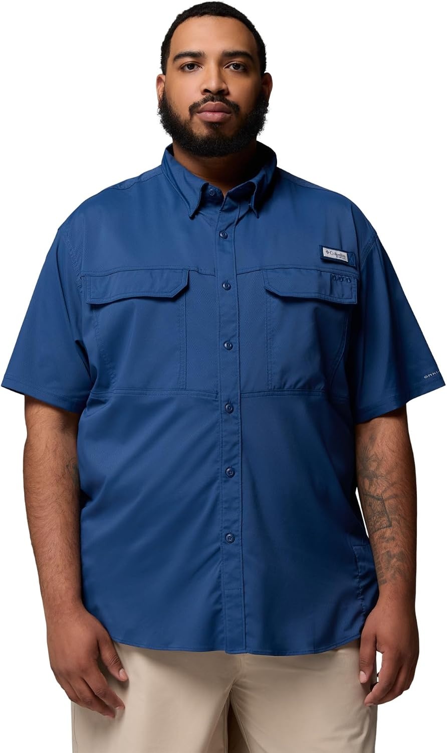 image:imageColumbia Mens PFG Skiff Guide II Short Sleeve ShirtCarbon