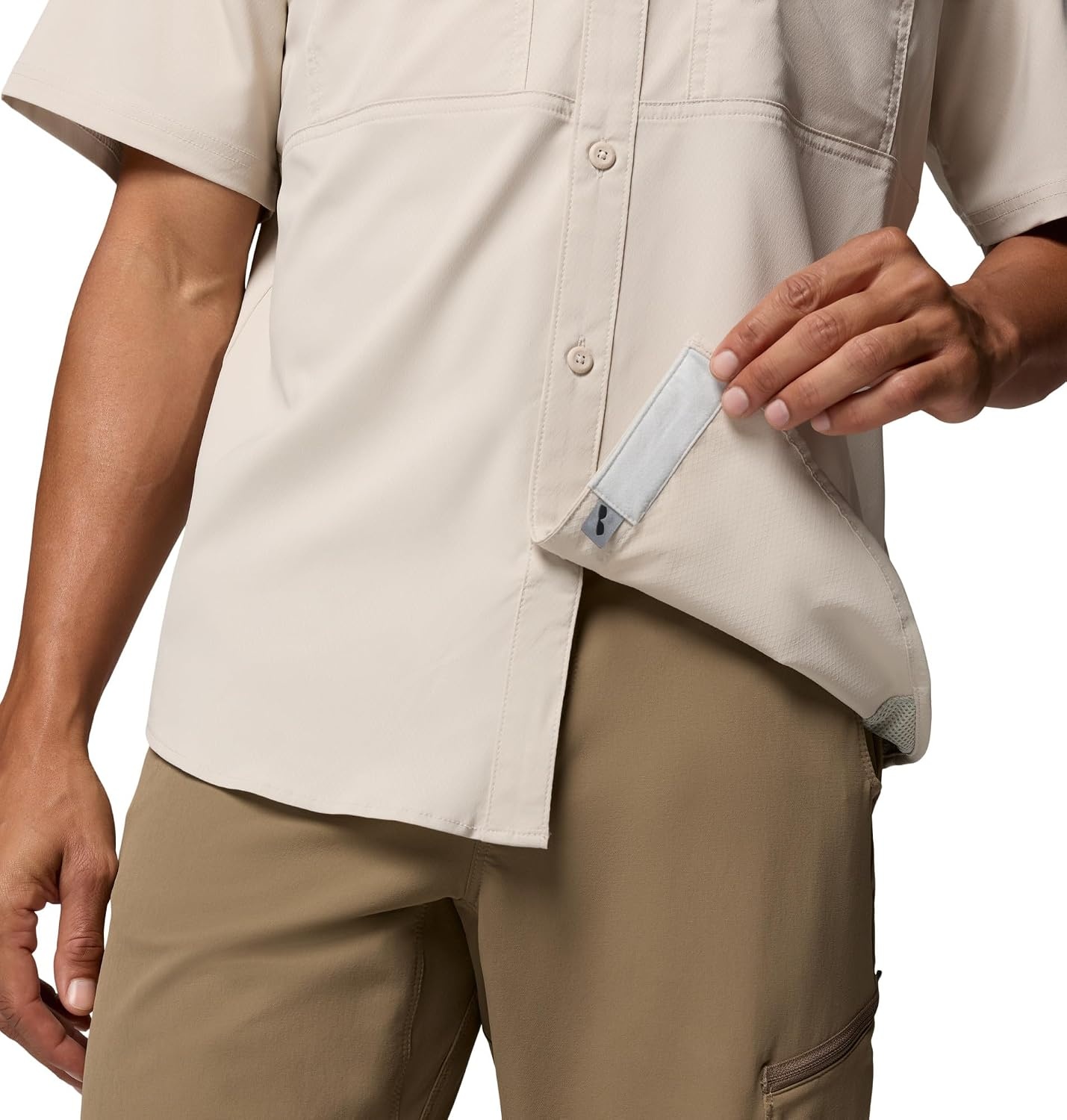 image:imageColumbia Mens PFG Skiff Guide II Short Sleeve ShirtDark Stone