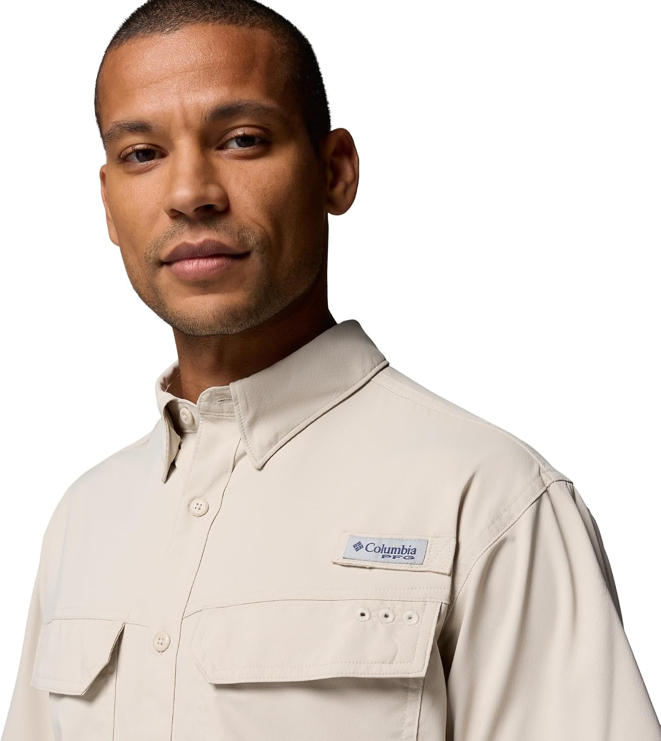 image:imageColumbia Mens PFG Skiff Guide II Short Sleeve ShirtDark Stone
