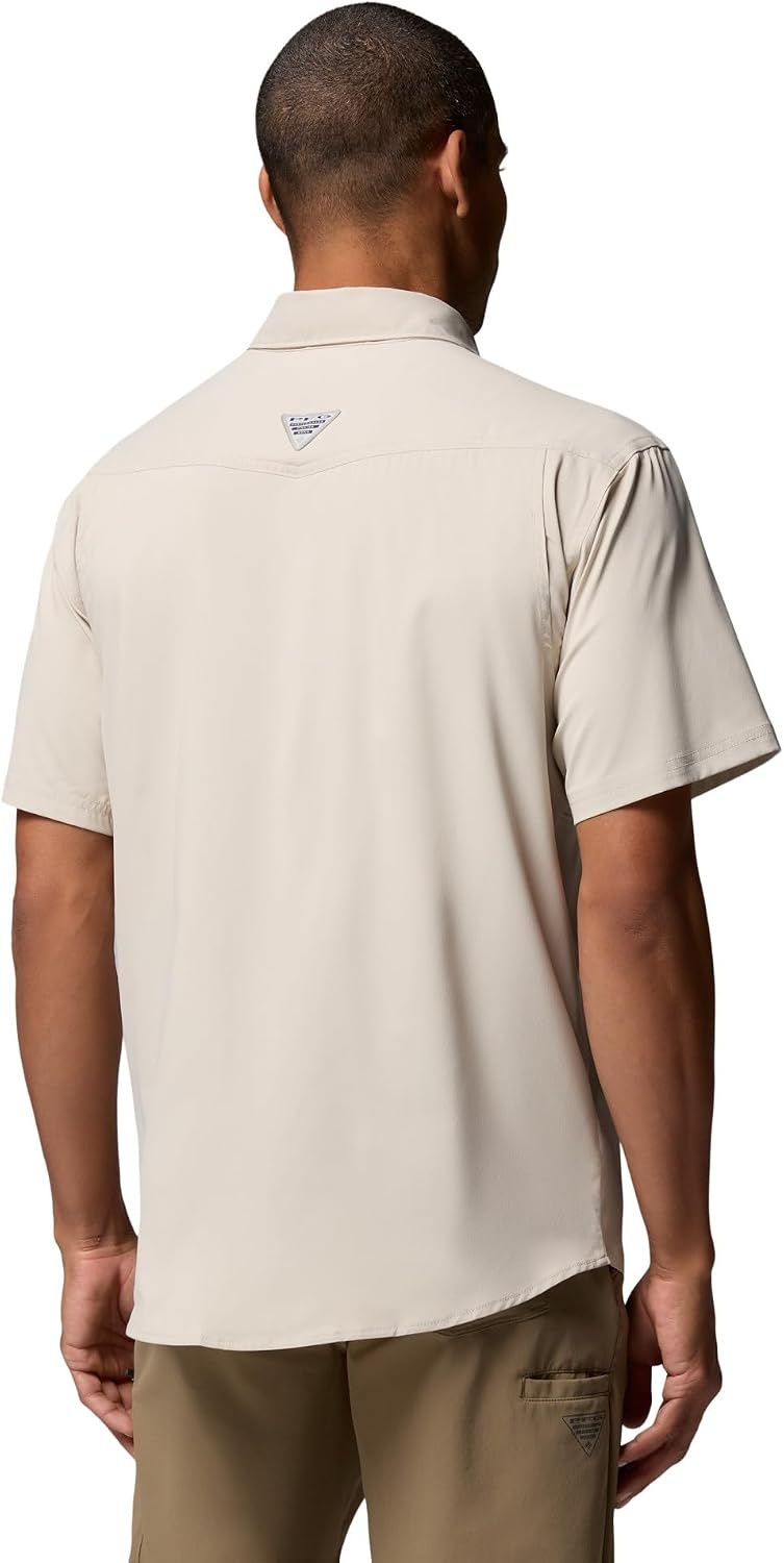 image:imageColumbia Mens PFG Skiff Guide II Short Sleeve ShirtDark Stone