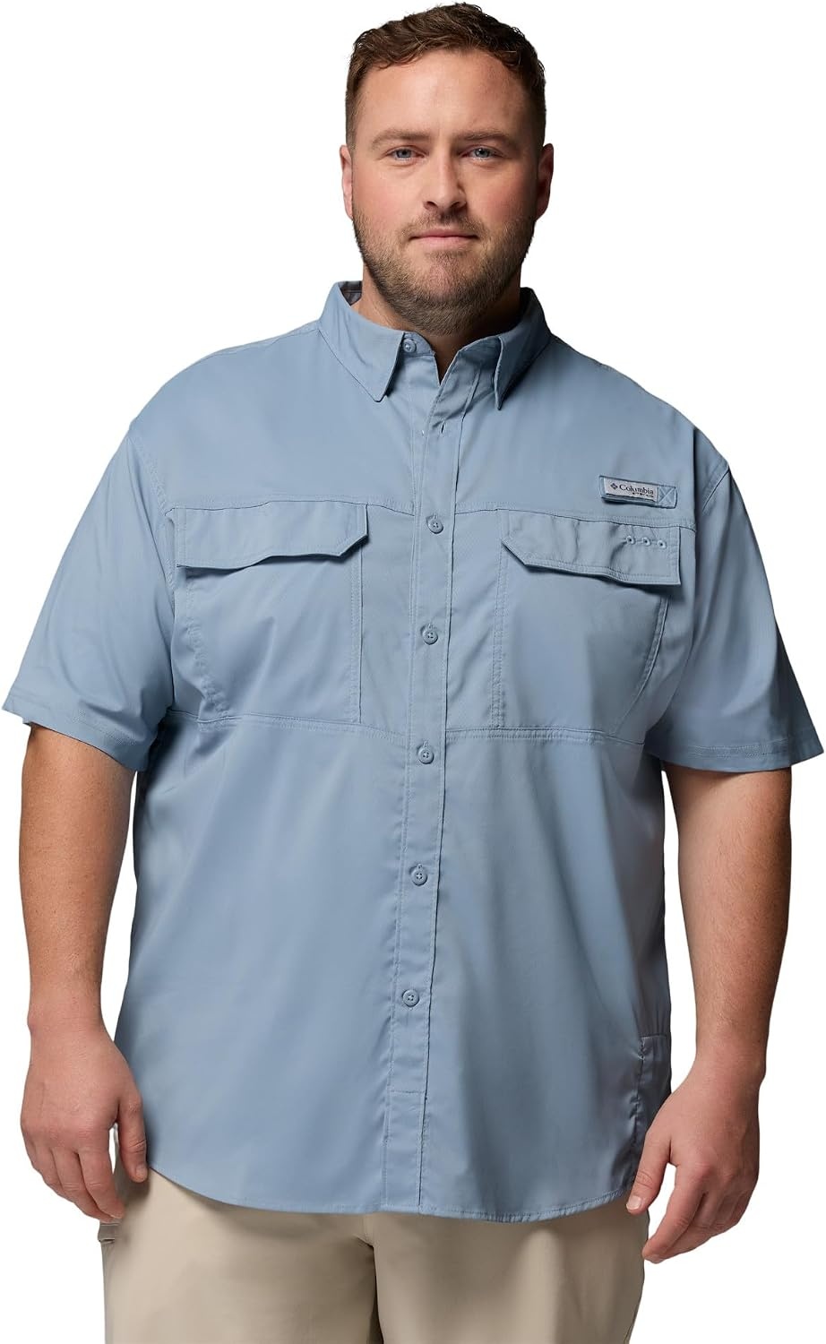 image:imageColumbia Mens PFG Skiff Guide II Short Sleeve ShirtDockside Blue