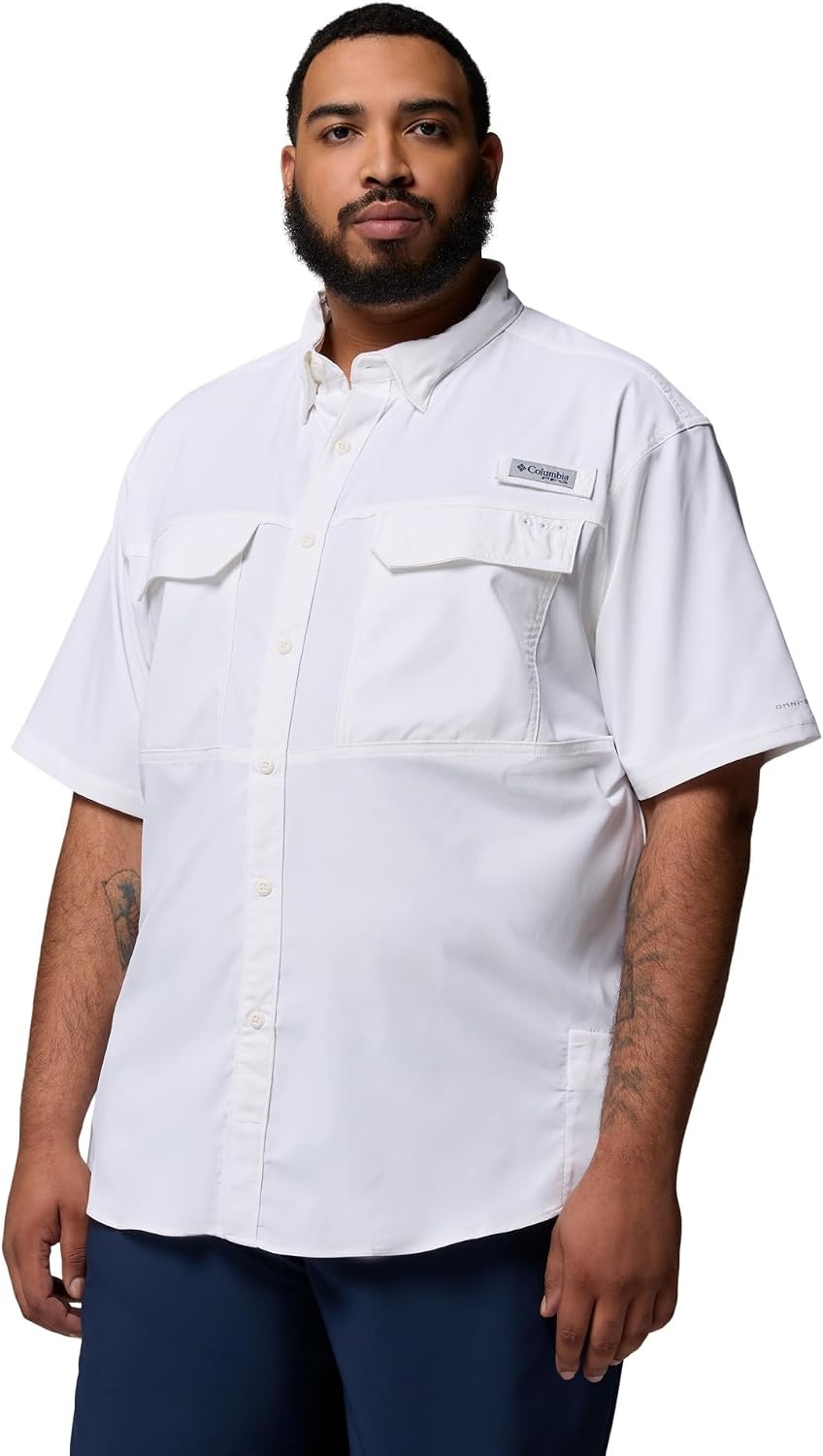 image:imageColumbia Mens PFG Skiff Guide II Short Sleeve ShirtWhite
