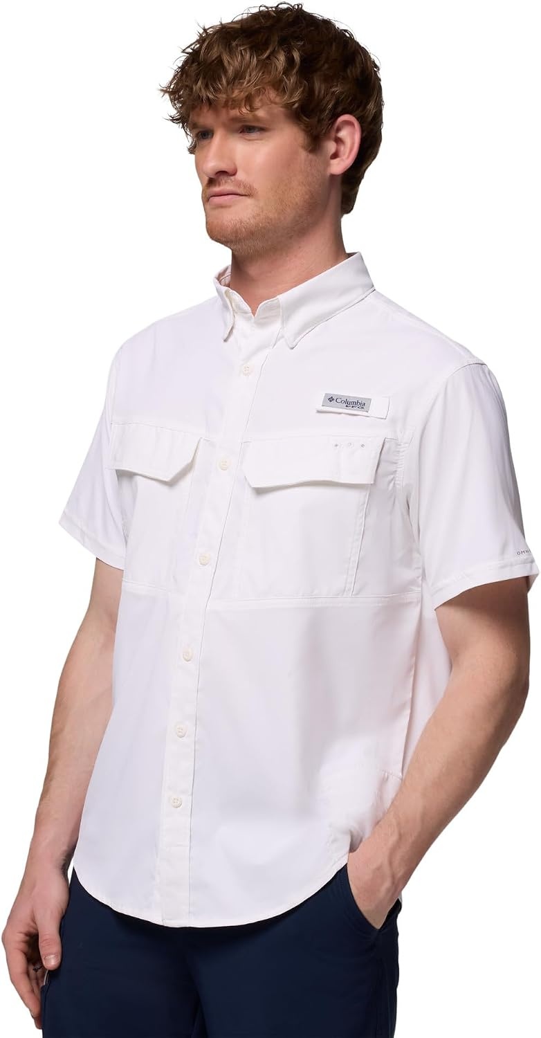 image:imageColumbia Mens PFG Skiff Guide II Short Sleeve ShirtWhite