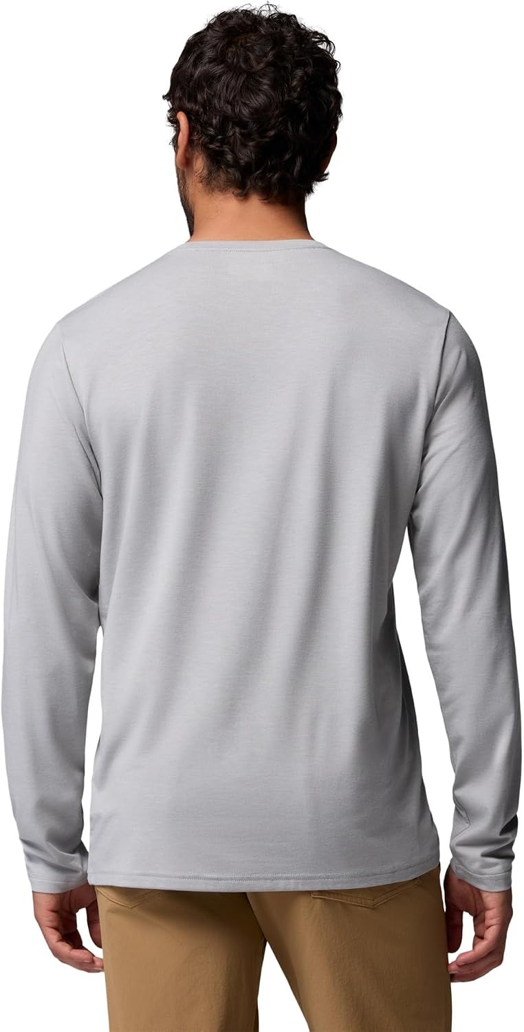image:imageColumbia Mens Soft Stretch Long Sleeve TeeColumbia GreyHeather