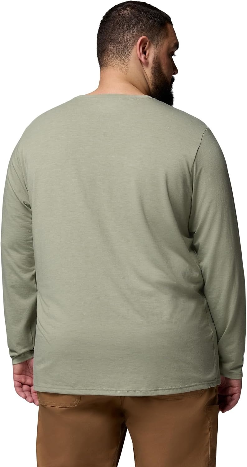 image:imageColumbia Mens Soft Stretch Long Sleeve TeeSafariHeather