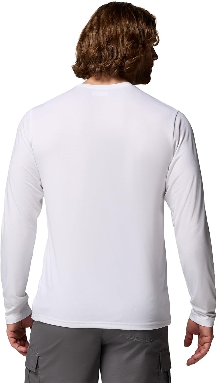 image:imageColumbia Mens Soft Stretch Long Sleeve TeeWhiteHeather