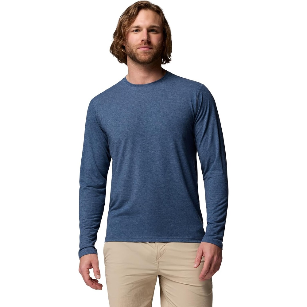 image:imageColumbia Mens Soft Stretch Long Sleeve TeeDark MountainHeather