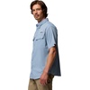 Columbia Men’s PFG Skiff Guide II Short Sleeve Shirt(Dockside Blue)