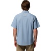 Columbia Men’s PFG Skiff Guide II Short Sleeve Shirt(Dockside Blue)