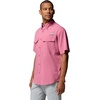Columbia Men’s PFG Skiff Guide II Short Sleeve Shirt(Rosette)