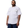 Columbia Men’s PFG Skiff Guide II Short Sleeve Shirt(White)