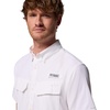 Columbia Men’s PFG Skiff Guide II Short Sleeve Shirt(White)