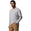 Columbia Men’s Soft Stretch Long Sleeve Tee(Columbia Grey/Heather)