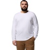 Columbia Men’s Soft Stretch Long Sleeve Tee(White/Heather)