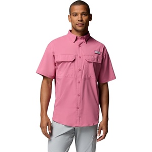 Columbia Men’s PFG Skiff Guide II Short Sleeve Shirt(Rosette)