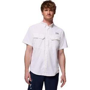 Columbia Men’s PFG Skiff Guide II Short Sleeve Shirt(White)