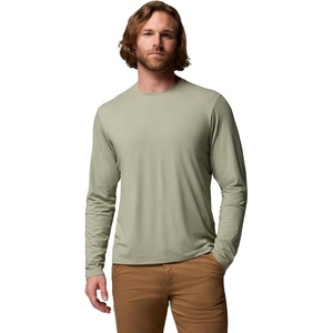 Columbia Men’s Soft Stretch Long Sleeve Tee(Safari/Heather)