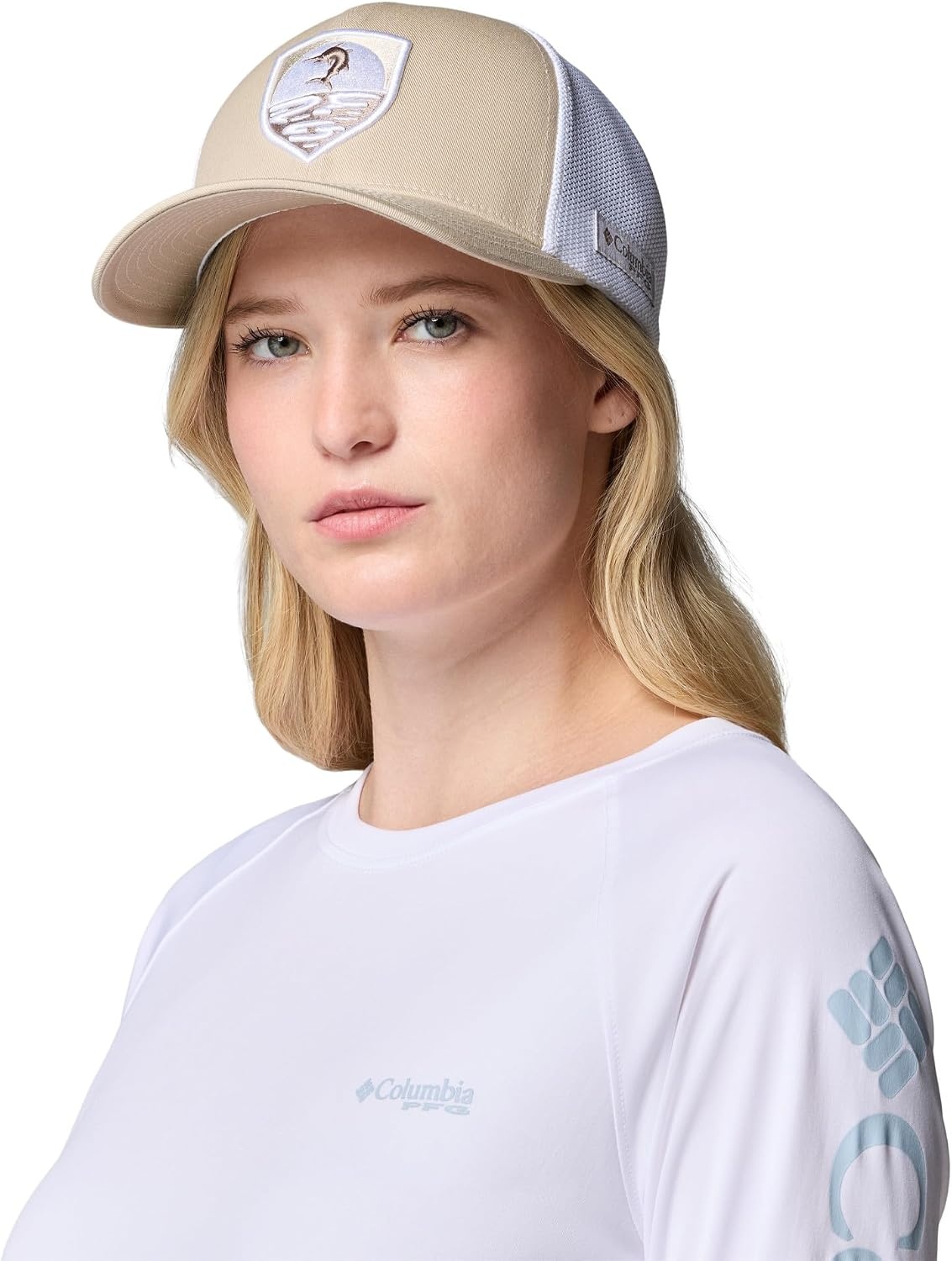 image:imageColumbia Unisex Adult PFG Icon Mesh Ball CapAncient FossilJumping Marlin
