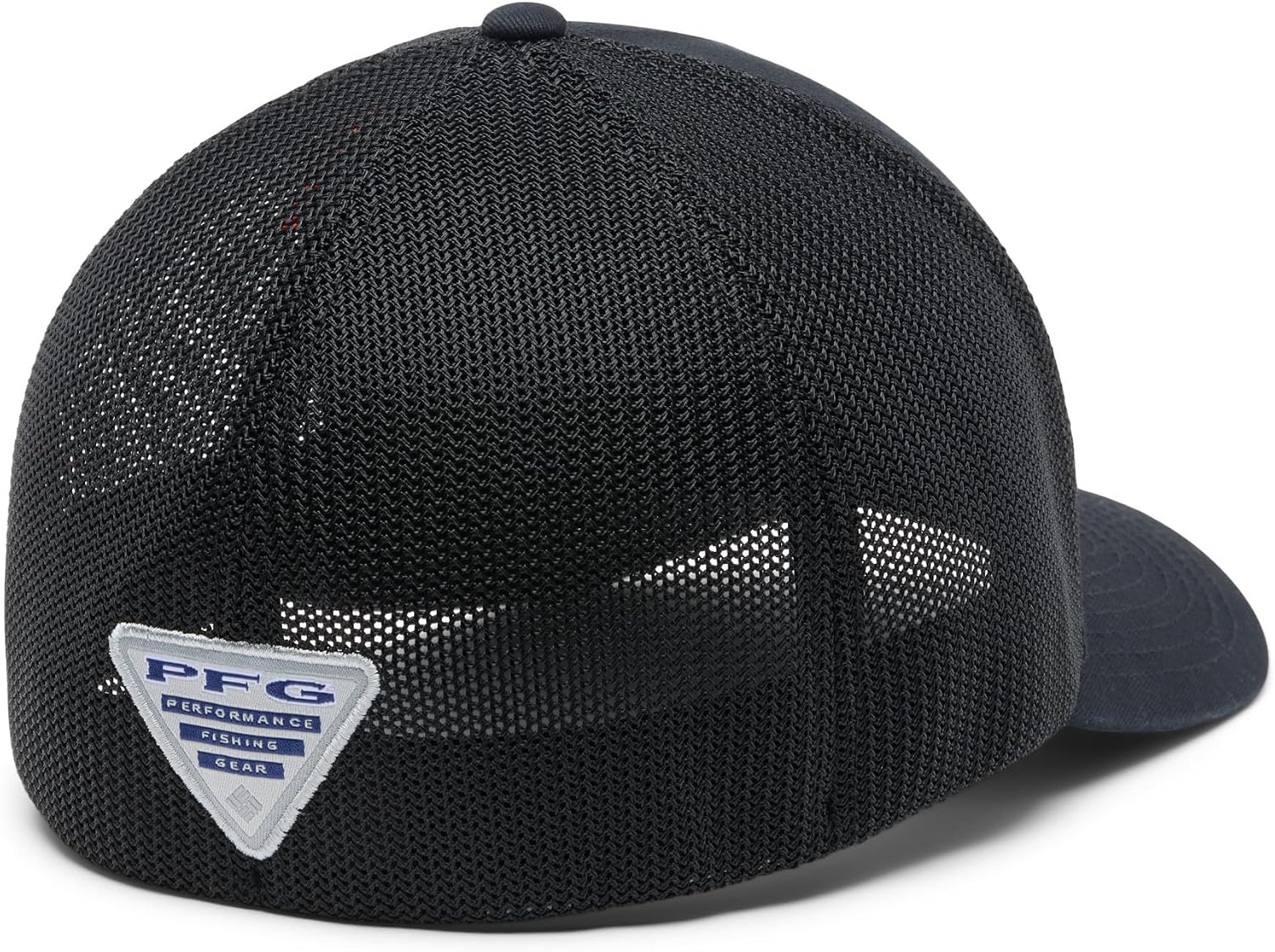 image:imageColumbia Unisex Adult PFG Icon Mesh Ball CapBlackFlag Inside Fish