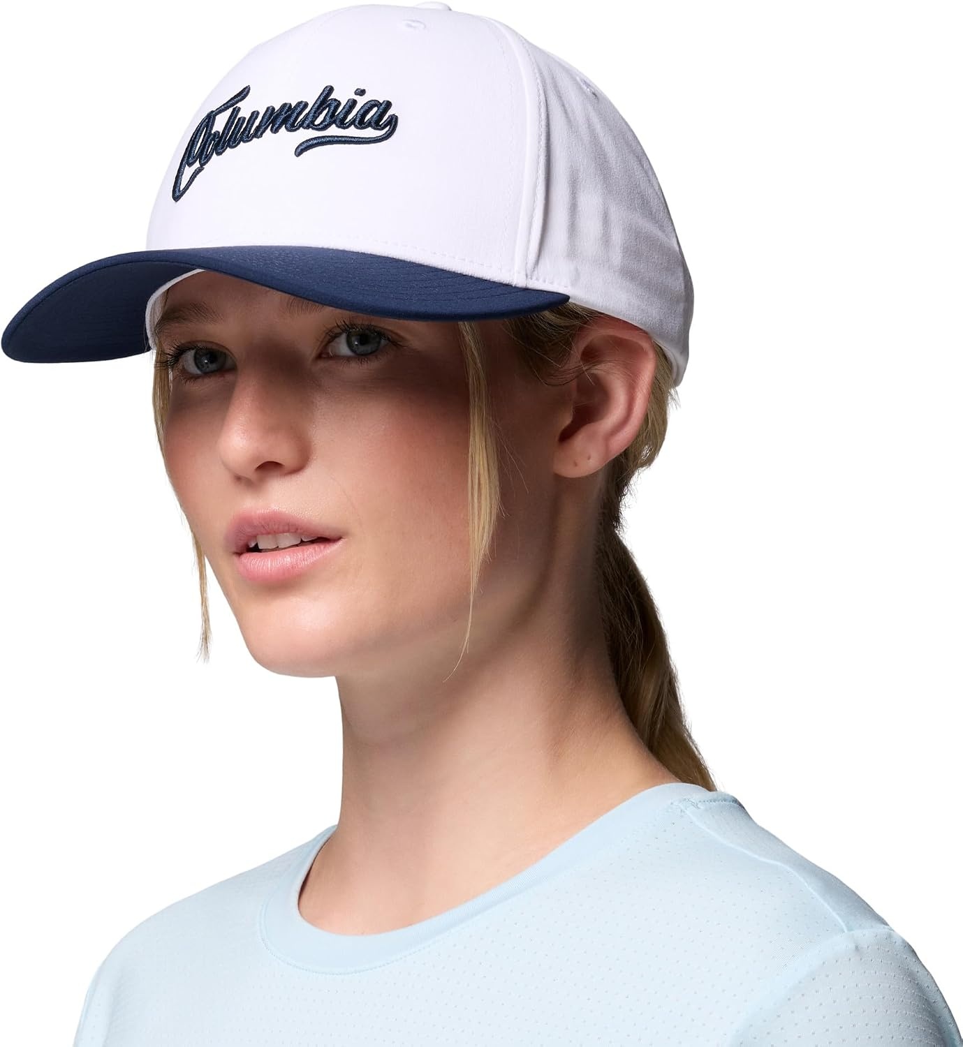 image:imageColumbia Unisex Adult Snap BackWhiteColumbia Script